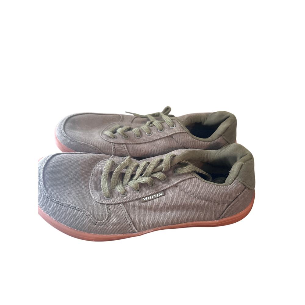 WHITIN Slip On Black White 10+Lace Up W882 Green 11.5